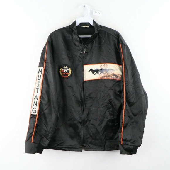 Vtg 70s 1979 Indy 500 Pace Car Ford Mustang Jacket